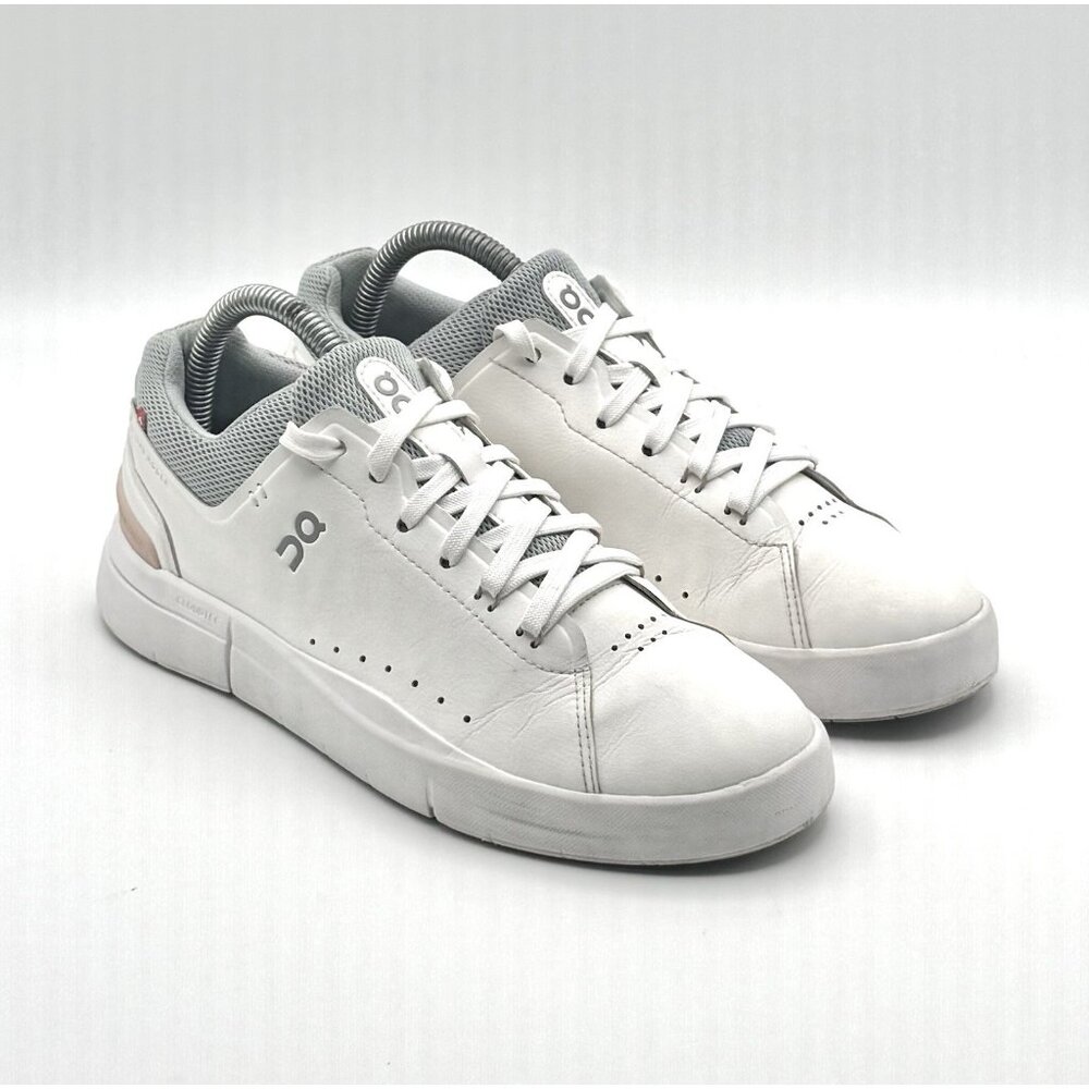 On Cloud The Roger Advantage Tennis Shoe White/Grey Comfort Casual Women's Sz 8